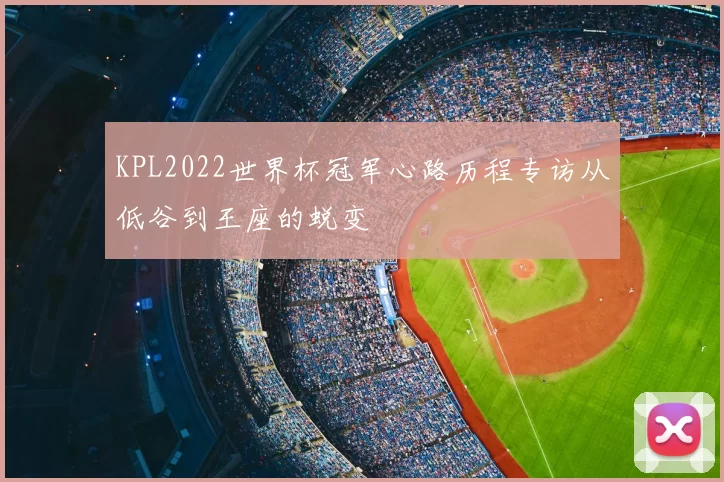 KPL2022世界杯冠军心路历程专访从低谷到王座的蜕变